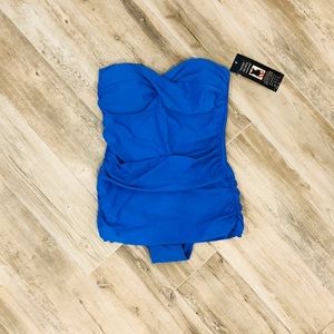 Shore Shapes one piece swimsuit / swimdress sz 10